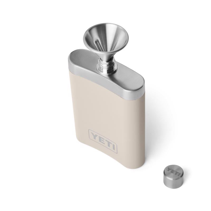 YETI 7 oz Cape Taupe Stainless Steel Flask