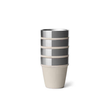 YETI 1.7 oz Cape Taupe Stainless Steel Packable Shot Glass Set