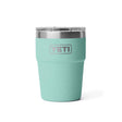 YETI Rambler 16 oz Sea Stone BPA Free Tumbler with MagSlider Lid