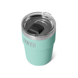 YETI Rambler 16 oz Sea Stone BPA Free Tumbler with MagSlider Lid