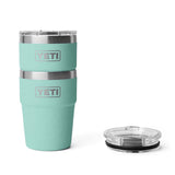 YETI Rambler 16 oz Sea Stone BPA Free Tumbler with MagSlider Lid
