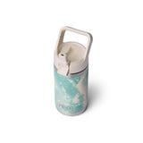 YETI Rambler Jr. 12 oz Sea View BPA Free Insulated Kids Water Bottle w/Straw