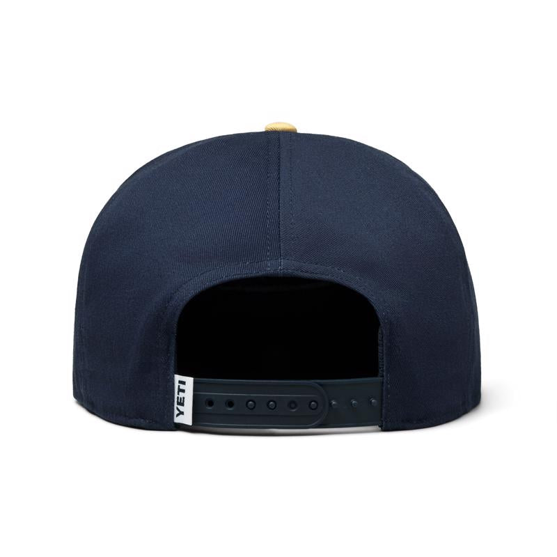 YETI Big Wave Flat Brim Rope Hat Navy One Size Fits Most