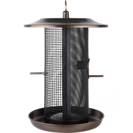 Nature's Way 2.3 qt Metal Mesh Hanging Bird Feeder