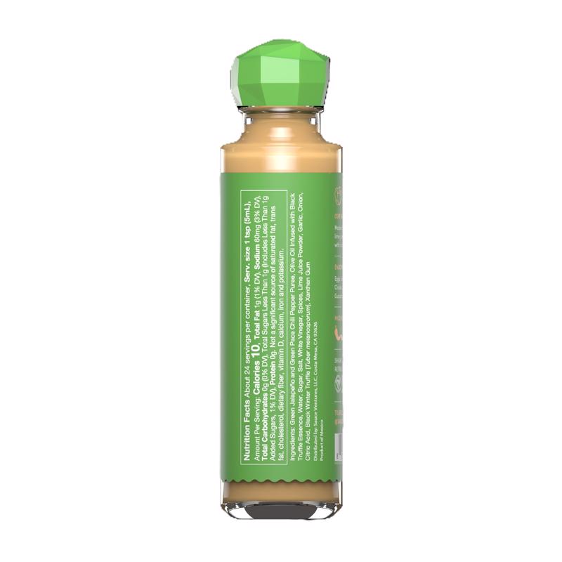 Truff Gluten Free Black Truffle Jalapeno Lime Hot Sauce 4 oz