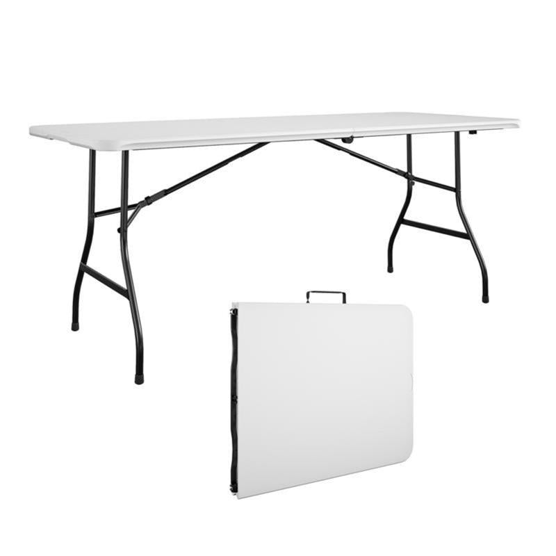 Living Accents 30.25 in. W X 72 in. L Rectangular Fold-in-Half Table