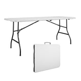 Living Accents 30.25 in. W X 72 in. L Rectangular Fold-in-Half Table