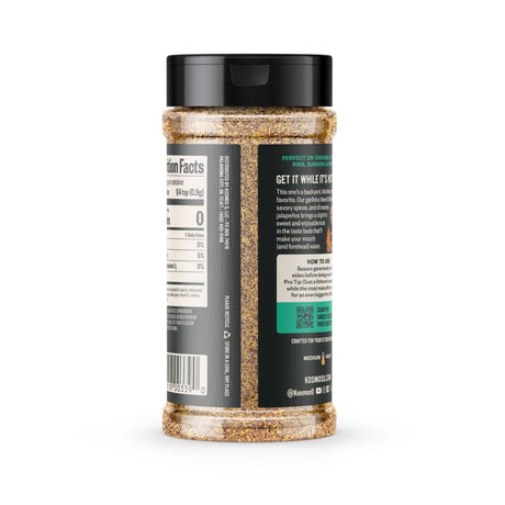 Kosmos Q The Best Rub Garlic Jalapeno BBQ Rub 11.5 oz