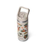 YETI Rambler 18 oz Cape Summer Camp BPA Free Bottle with Straw Cap