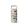 YETI Rambler Jr. 12 oz Cape Summer Camp BPA Free Insulated Kids Water Bottle w/Straw