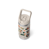 YETI Rambler Jr. 12 oz Cape Summer Camp BPA Free Insulated Kids Water Bottle w/Straw