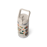 YETI Rambler Jr. 12 oz Cape Summer Camp BPA Free Insulated Kids Water Bottle w/Straw