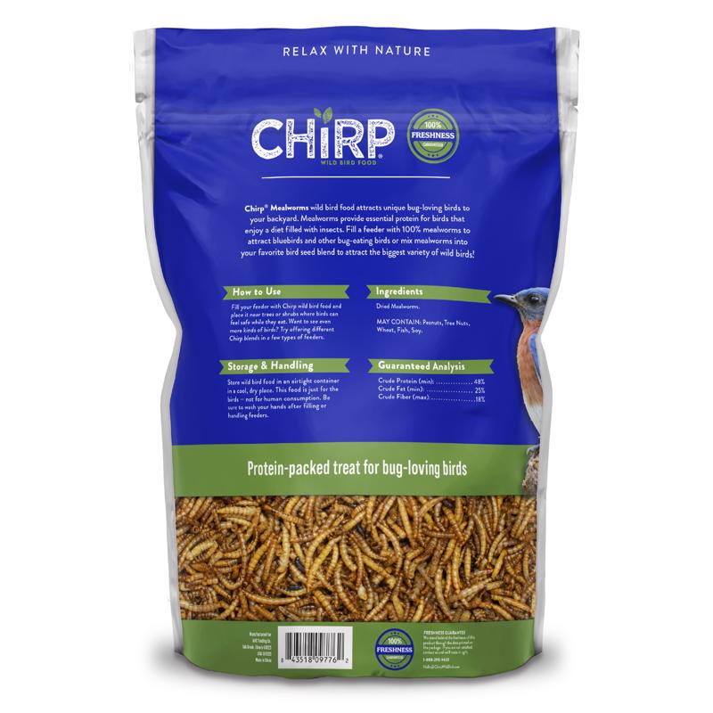 Chirp Mealworms Wild Bird Food 16 oz