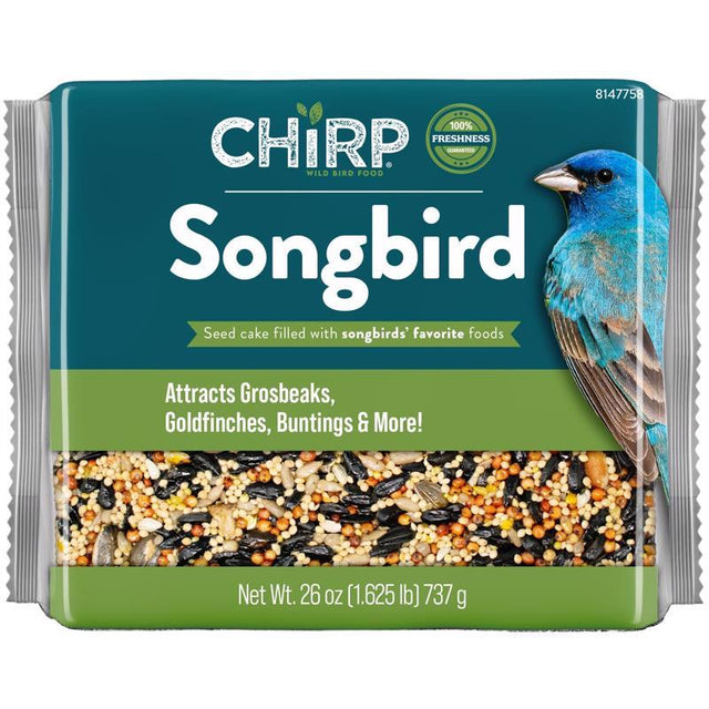 Chirp Songbird Wild Bird Seed Cake 26 oz