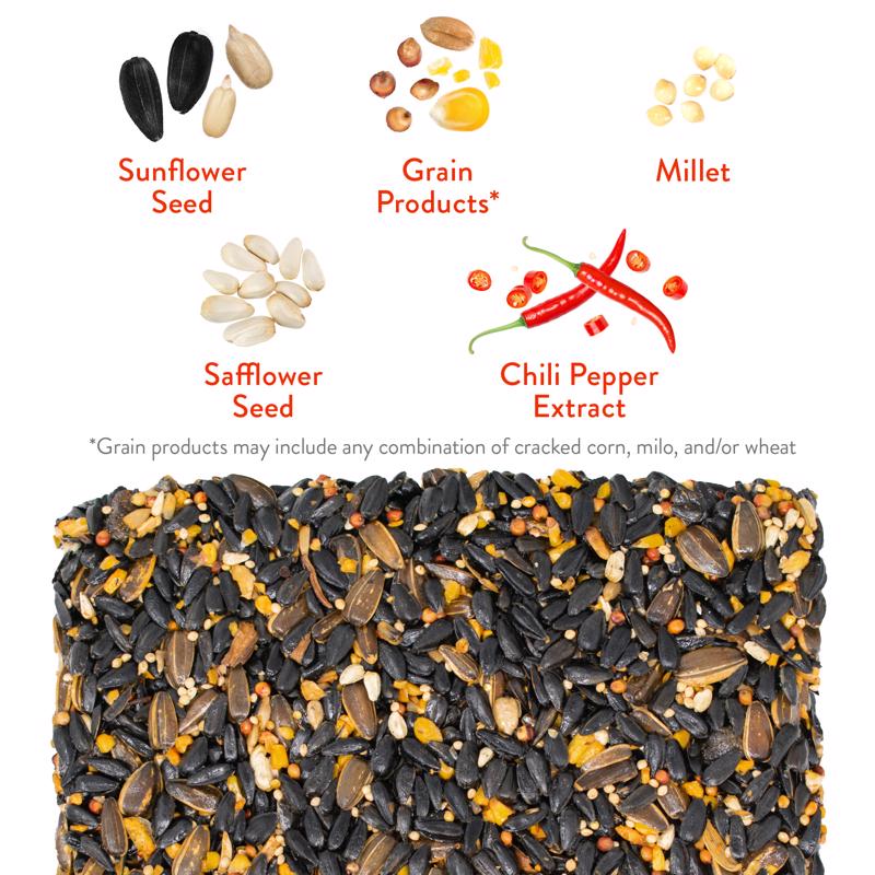 Chirp Caliente Wild Bird Seed Cake 22 oz