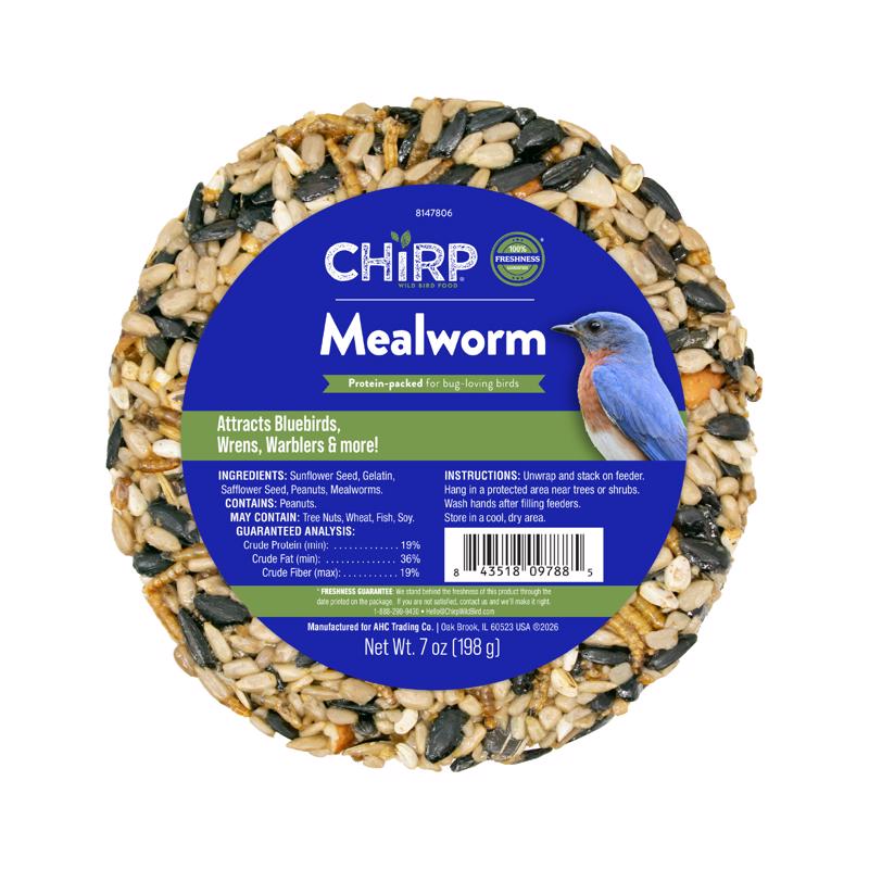 Chirp Mealworms Wild Bird Food 7 oz
