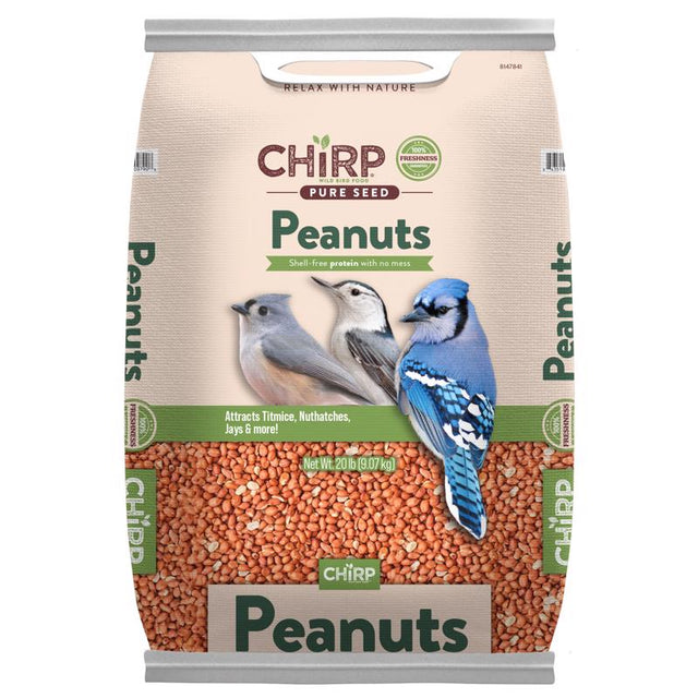 Chirp Pure Seed Peanuts Wild Bird Food 20 lb