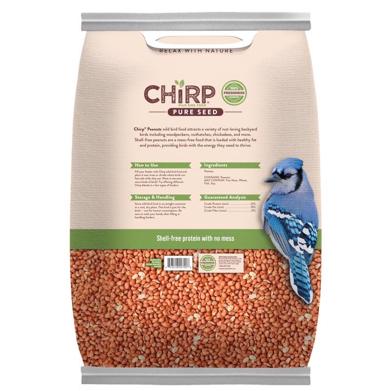 Chirp Pure Seed Peanuts Wild Bird Food 20 lb