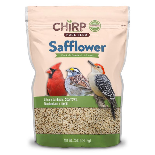 Chirp Pure Seed Safflower Wild Bird Food 7.5 lb