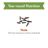 Chirp Pure Seed Thistle Seed Wild Bird Food 8 lb