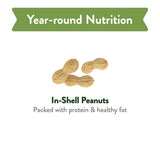 Chirp Pure Seed In-Shell Peanuts Wild Bird Food 8 lb
