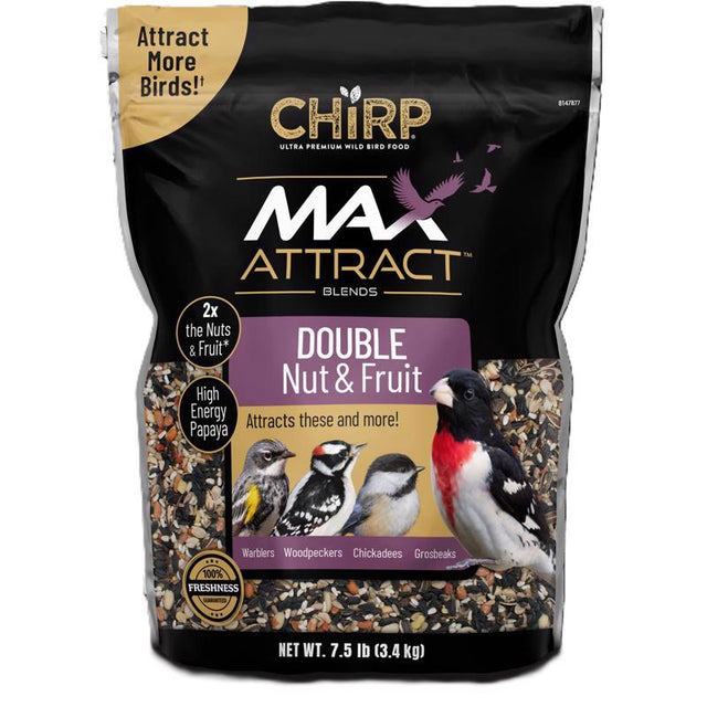 Chirp Max Attract Nut and Fruit Wild Bird Food 7.5 lb