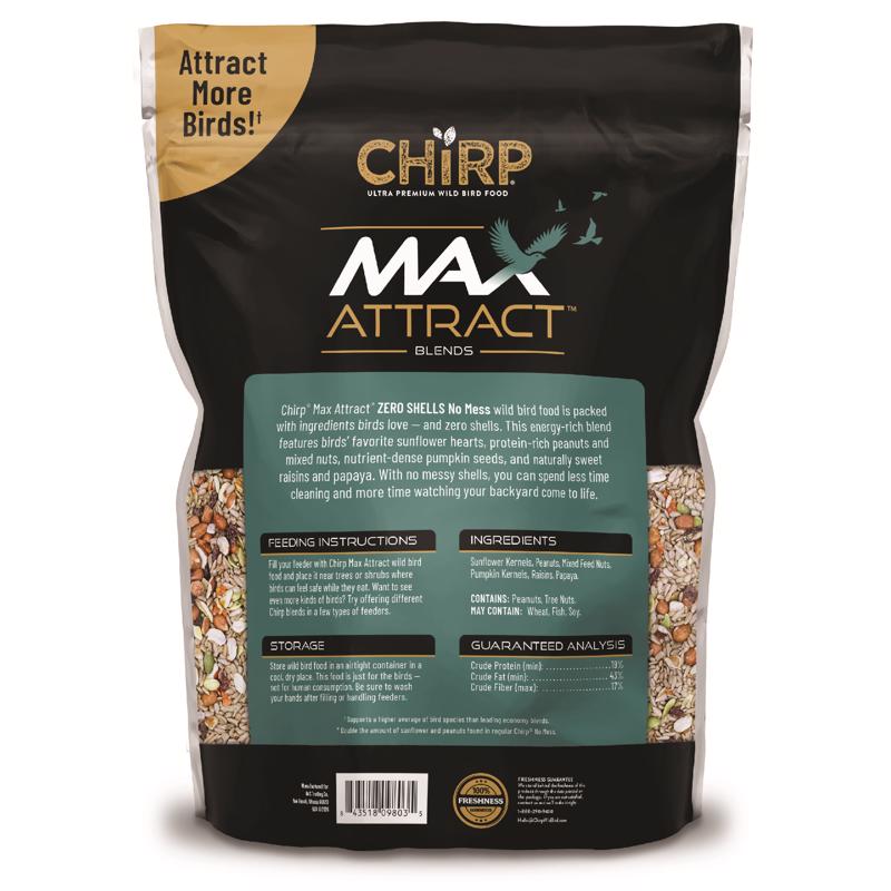 Chirp Max Attract No Mess Wild Bird Food 7.5 lb