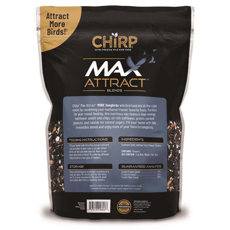 Chirp Max Attract Songbird Wild Bird Food 7 lb