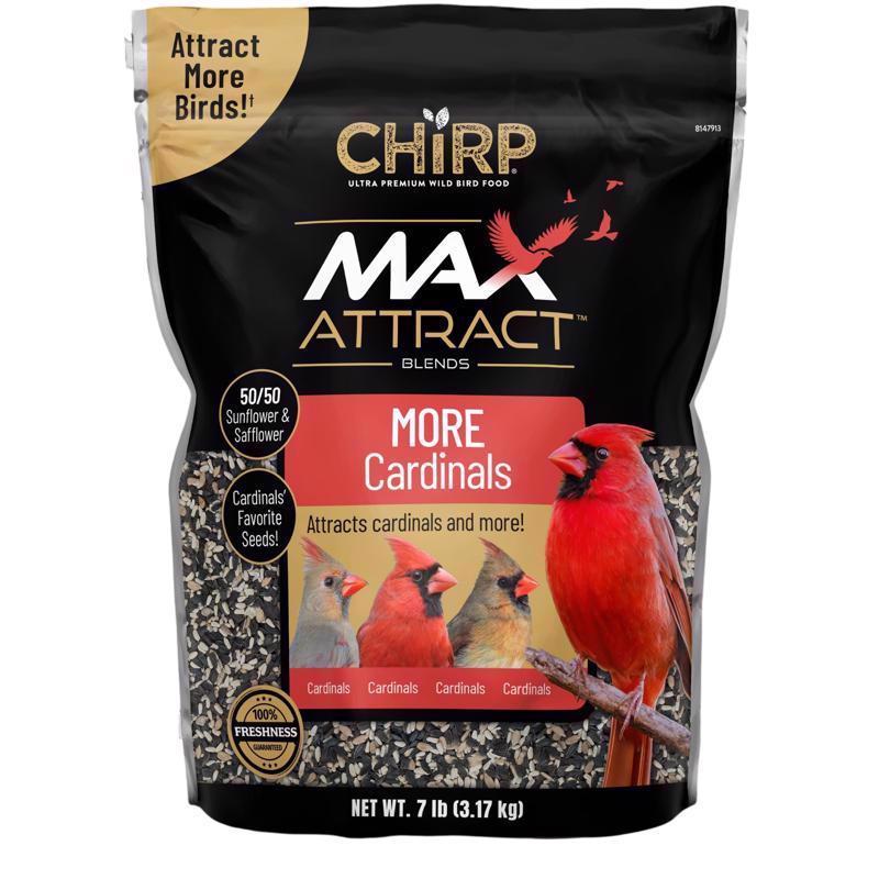Chirp Max Attract Max Cardinal Wild Bird Food 7 lb