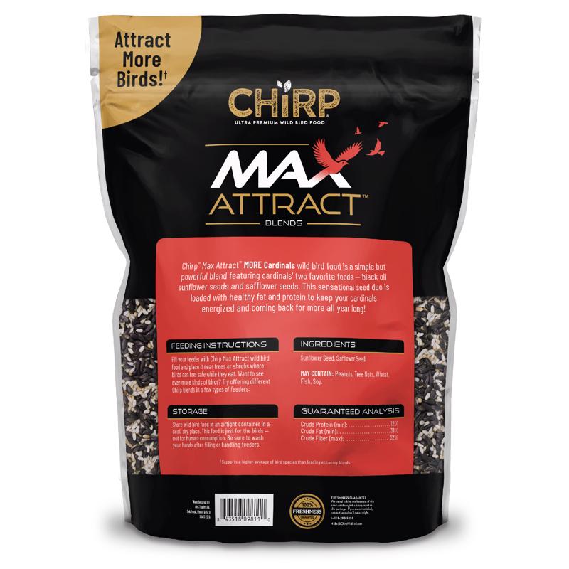 Chirp Max Attract Max Cardinal Wild Bird Food 7 lb