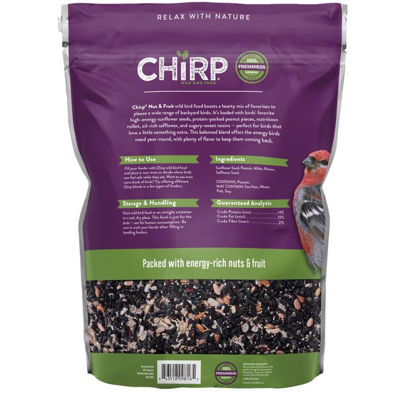 Chirp Nut and Fruit Wild Bird Food 7 lb