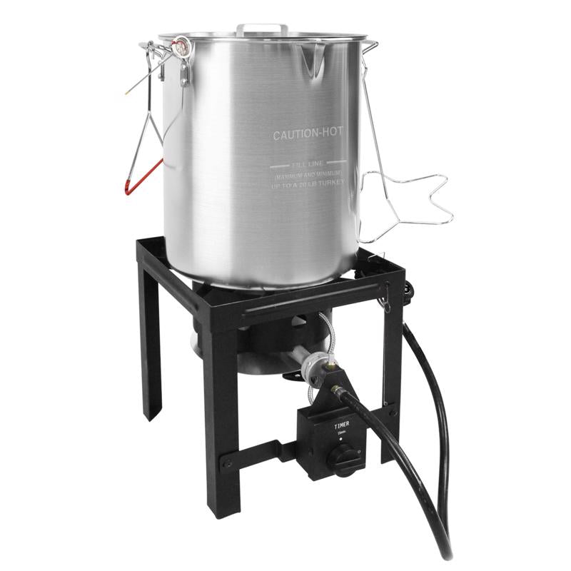 Bene Casa Aluminum Turkey Fryer 30 qt