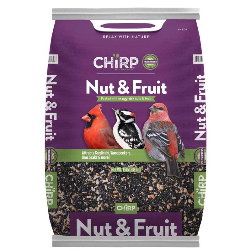 Chirp Nut and Fruit Wild Bird Food 15 lb