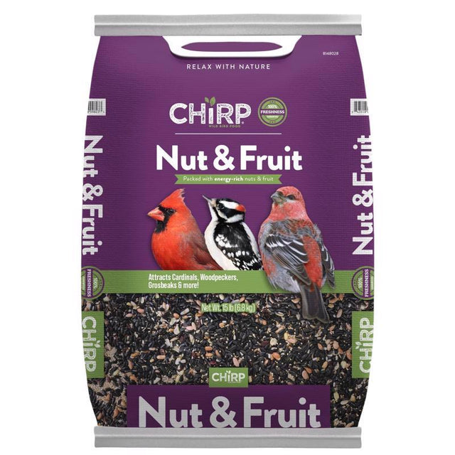 Chirp Nut and Fruit Wild Bird Food 15 lb