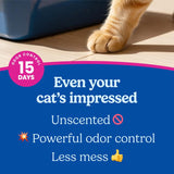 Fresh Step Clean Paws No Scent Cat Litter 22 lb