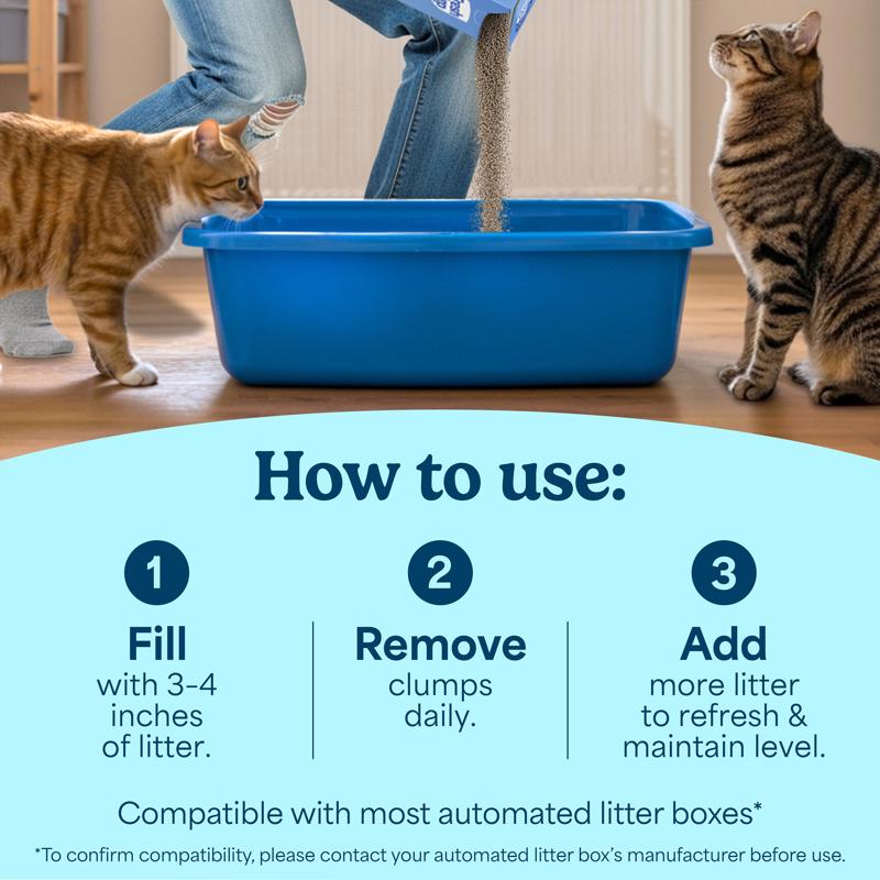 Fresh Step Clean Paws No Scent Cat Litter 22 lb