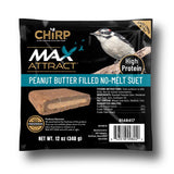 Chirp Max Attract Peanut Butter Suet 12 oz
