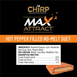 Chirp Max Attract Hot Pepper Suet 12 oz