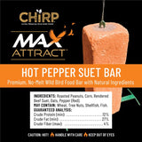 Chirp Max Attract Hot Pepper Suet 17 oz