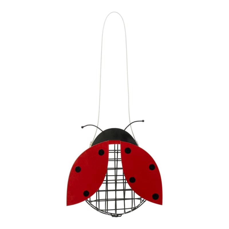 North States Metal Ladybug Bird Feeder
