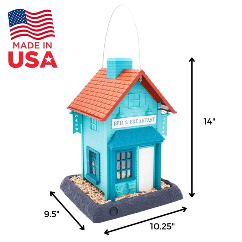 North States 6.5 lb Plastic Bed and Breakfast Bird Feeder