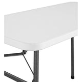 Living Accents 23.5 in. W X 48 in. L Rectangular Folding Table