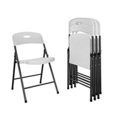 Living Accents White Folding Chair