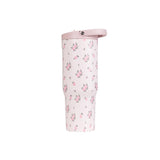 Hydrojug 40 oz Wildrose BPA Free Sports Water Bottle w/Straw