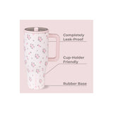 Hydrojug 32 oz Wildrose BPA Free Travel Tumbler