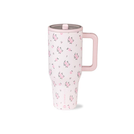 Hydrojug 40 oz Wild Rose BPA Free Travel Tumbler