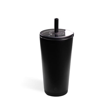 Hydrojug 20 oz Black BPA Free Insulated Straw Tumbler