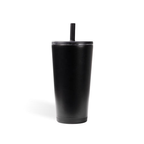Hydrojug 20 oz Black BPA Free Insulated Straw Tumbler