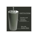 Hydrojug 20 oz Courtyard BPA Free Insulated Straw Tumbler