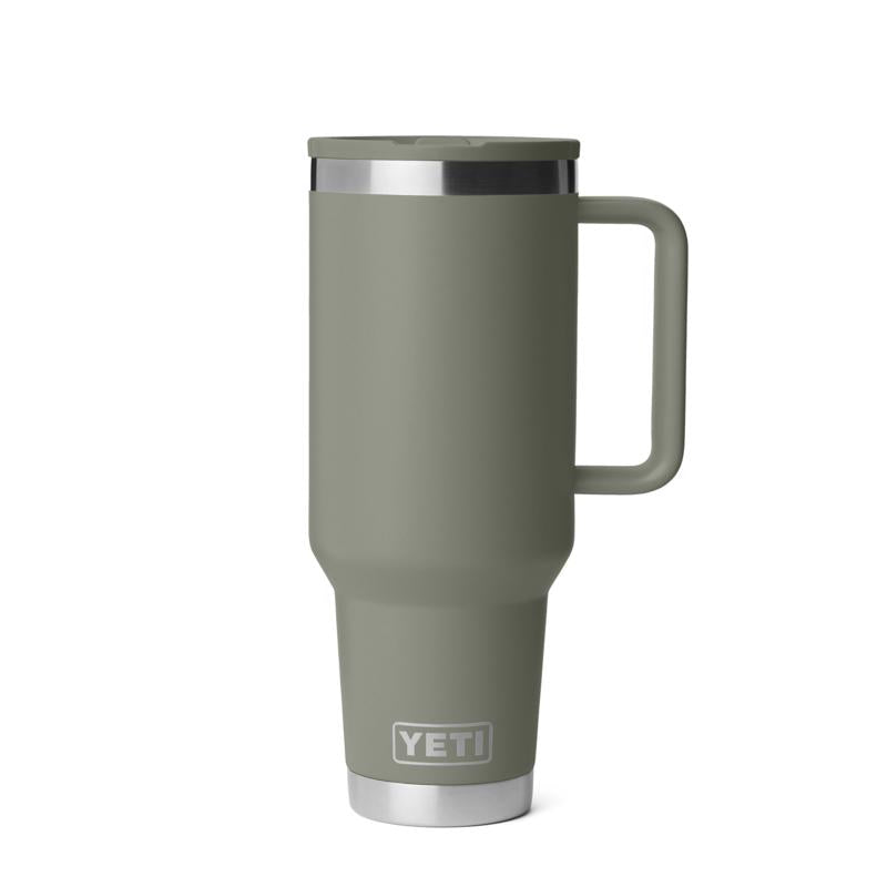 YETI Rambler 40 oz Pampa Green BPA Free Travel Straw Mug